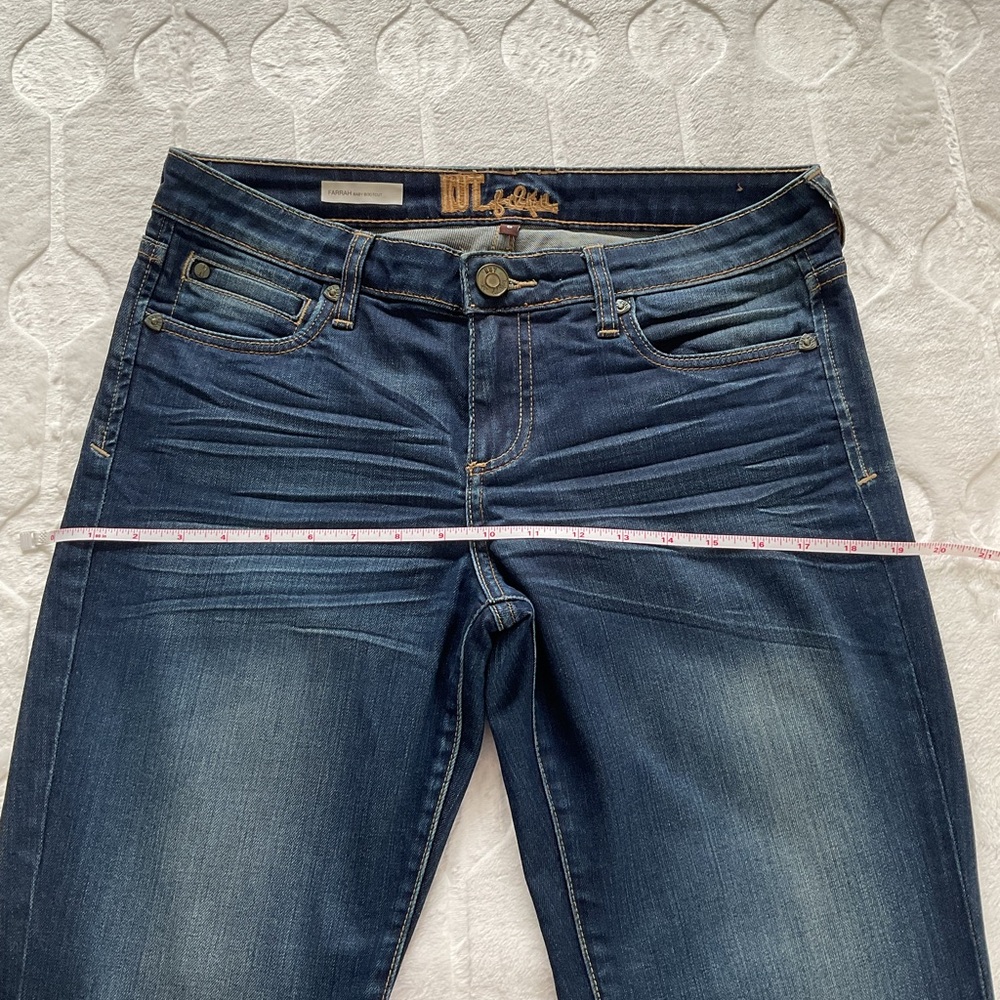 Kut from the Kloth Farrah Bootcut Jeans Women’s Size 6 Dark Wash Stretch - Picture 14 of 14